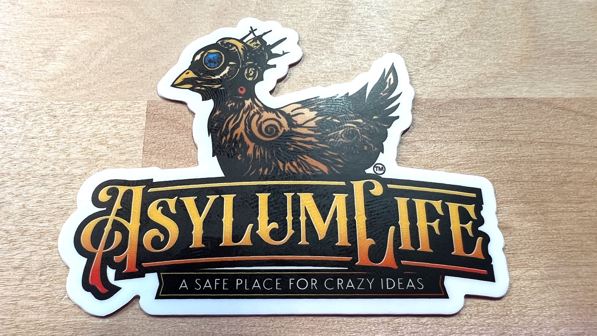 The first stickers are in